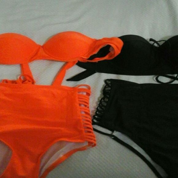 Black Vintage High Waist Bikini SetReference:?14 - Picture 3 of 4